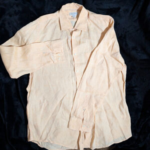Banana Republic Peach Casual Shirt L